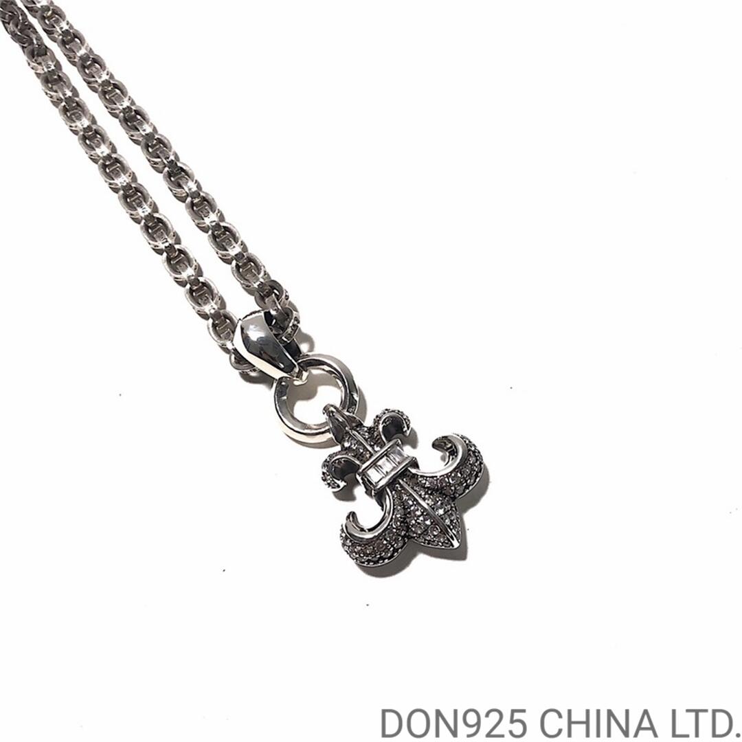 CHROME HEARTS BS Fleur Necklace (Medium Size with Paper Chain)