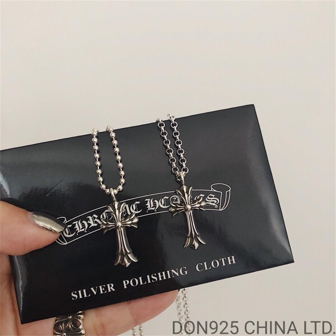 CHROME HEARTS Double Cross Necklace (Small Size)