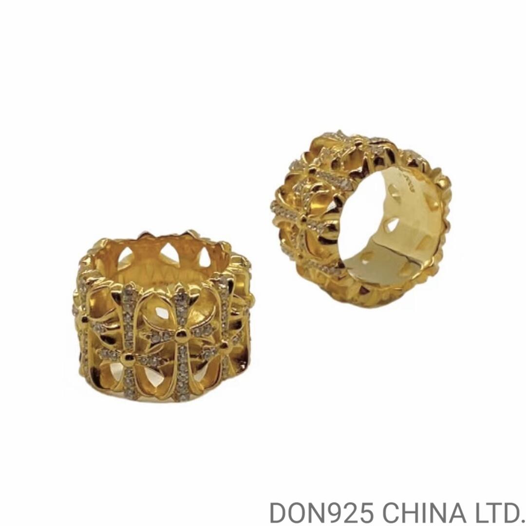 22K Gold CHROME HEARTS Cemetery Ring