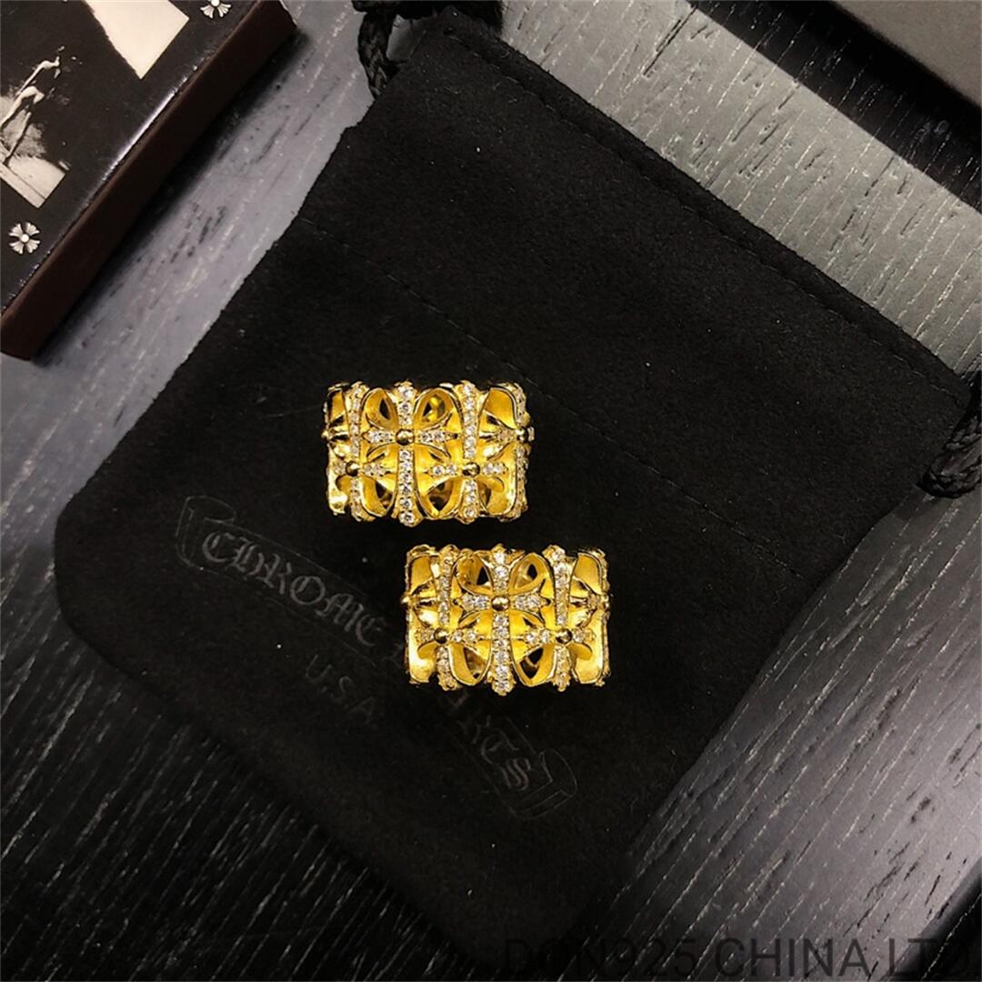 22K Gold CHROME HEARTS Cemetery Ring