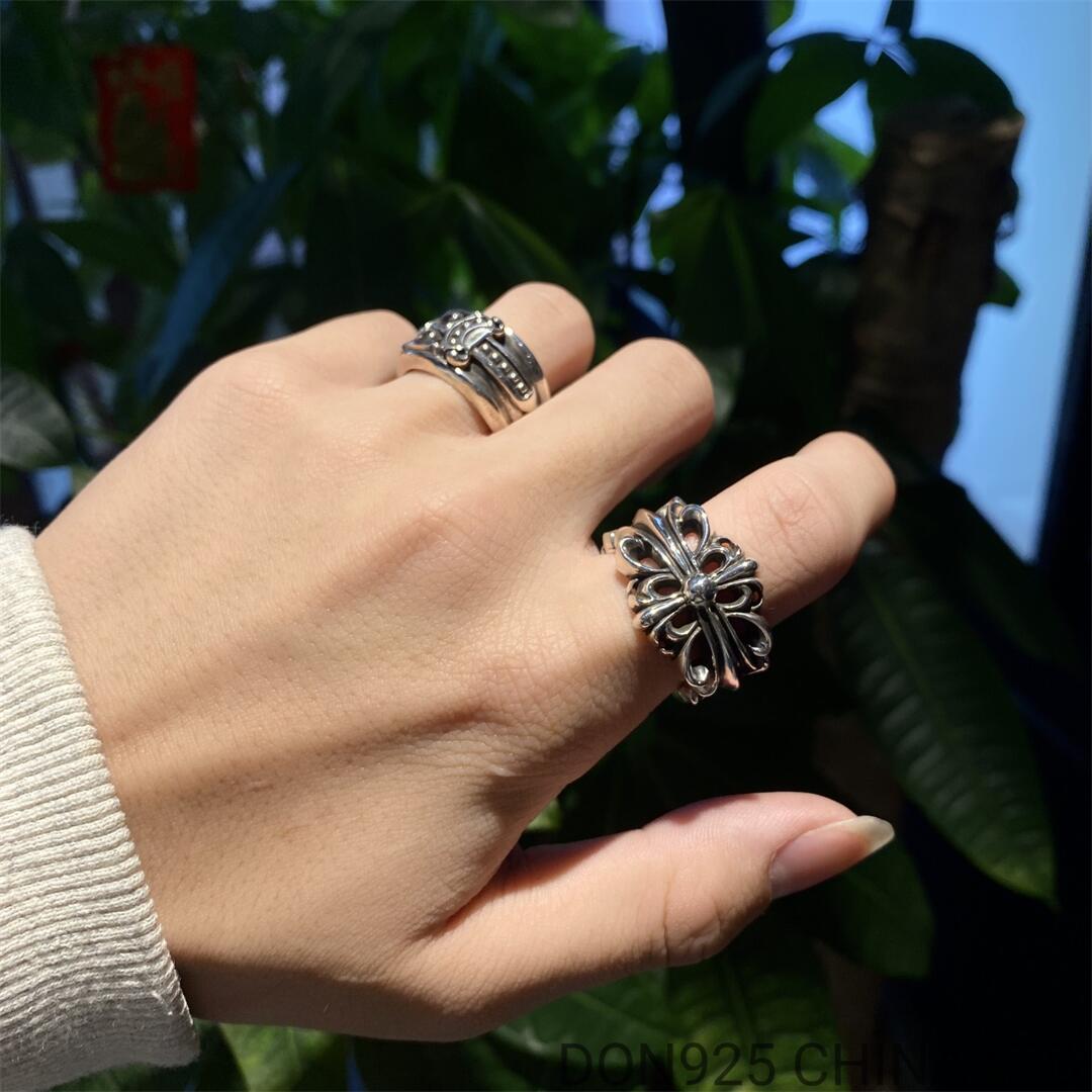 CHROME HEARTS Double Floral Ring