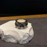 CHROME HEARTS BS Fleur Spinner Ring