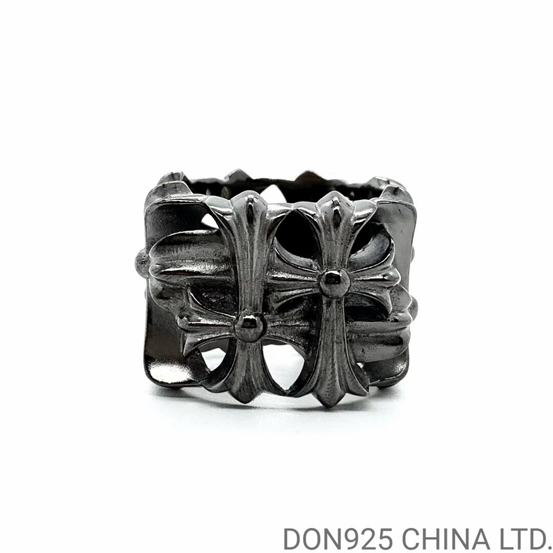 Rhodium CHROME HEARTS Cemetery Square Ring