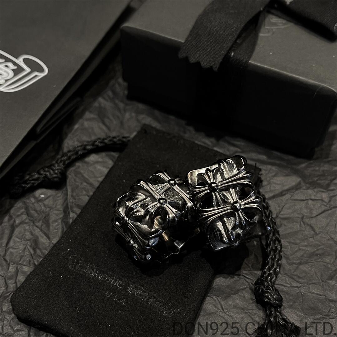 Rhodium CHROME HEARTS Cemetery Square Ring