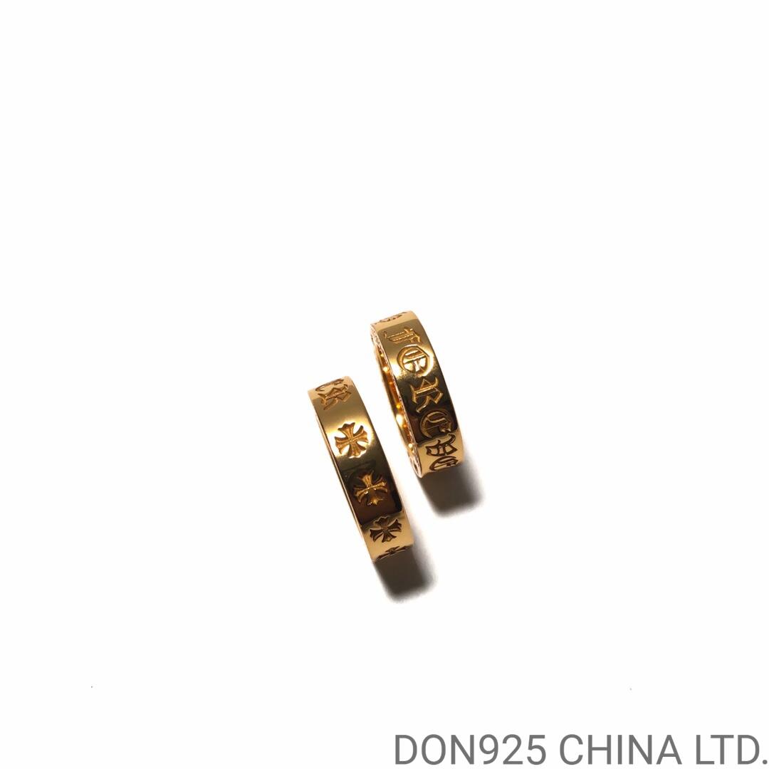 22K Gold CHROME HEARTS 6MM Forever Spacer Ring