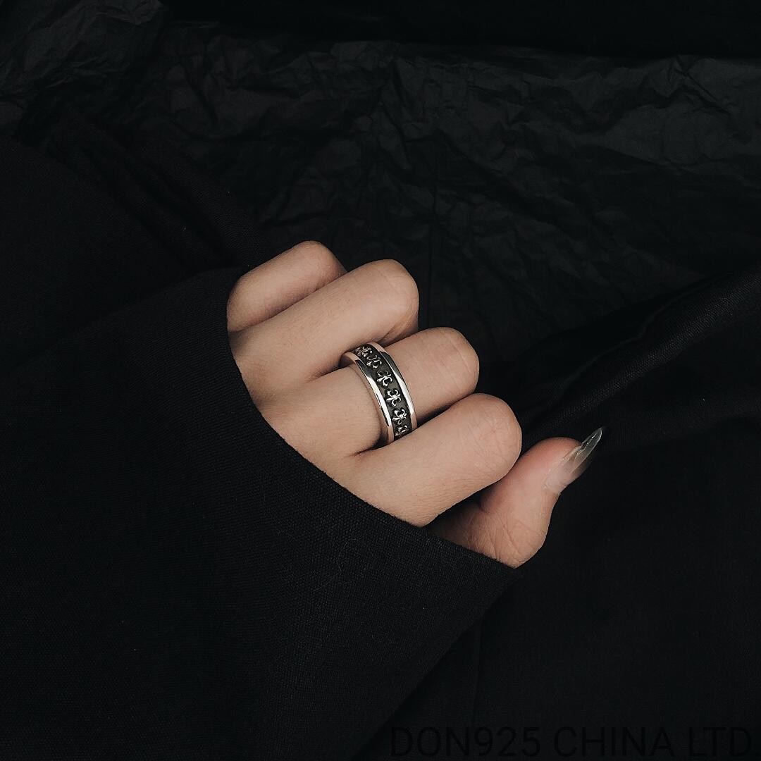 CHROME HEARTS Small BS Fleur Ring