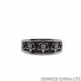 CHROME HEARTS BS Fleur V-Band Ring