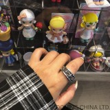 CHROME HEARTS BS Fleur V-Band Ring