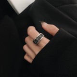 CHROME HEARTS BS Fleur V-Band Ring