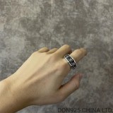 CHROME HEARTS BS Fleur V-Band Ring