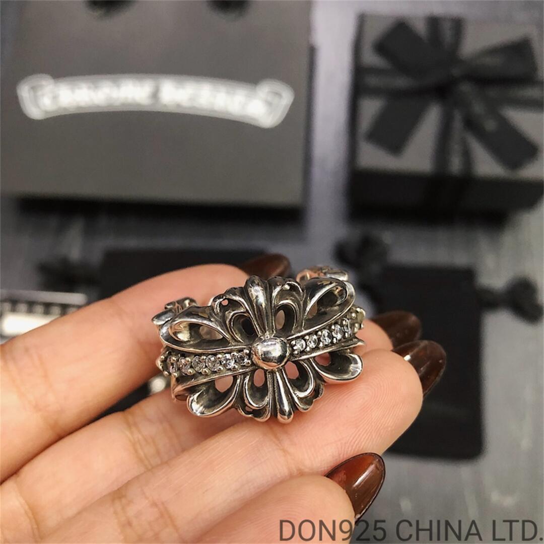 CHROME HEARTS Double Floral Ring