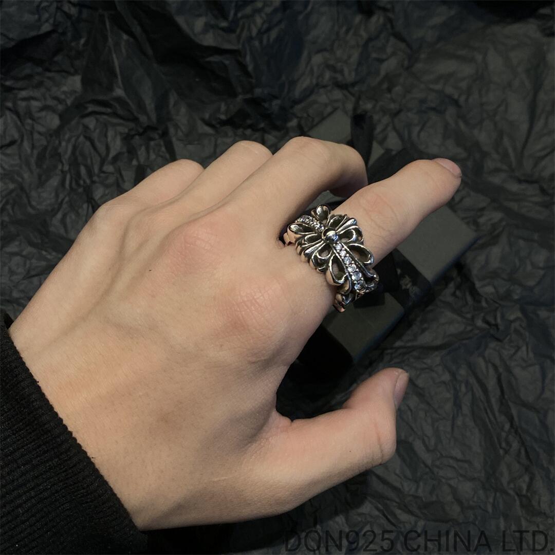 CHROME HEARTS Double Floral Ring