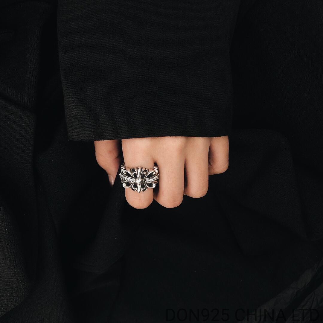 CHROME HEARTS Double Floral Ring