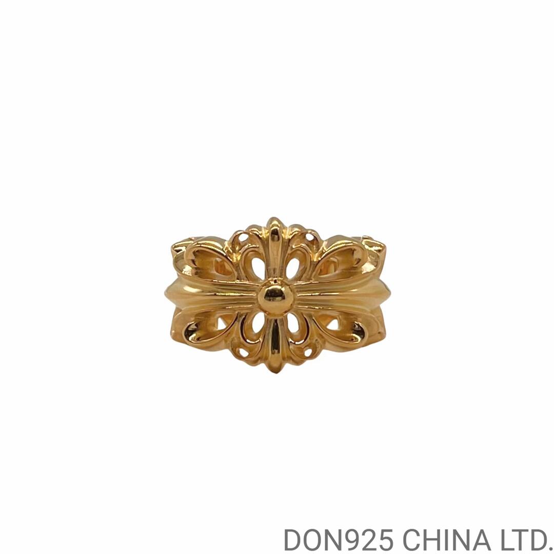 22K Gold CHROME HEARTS Double Floral Ring