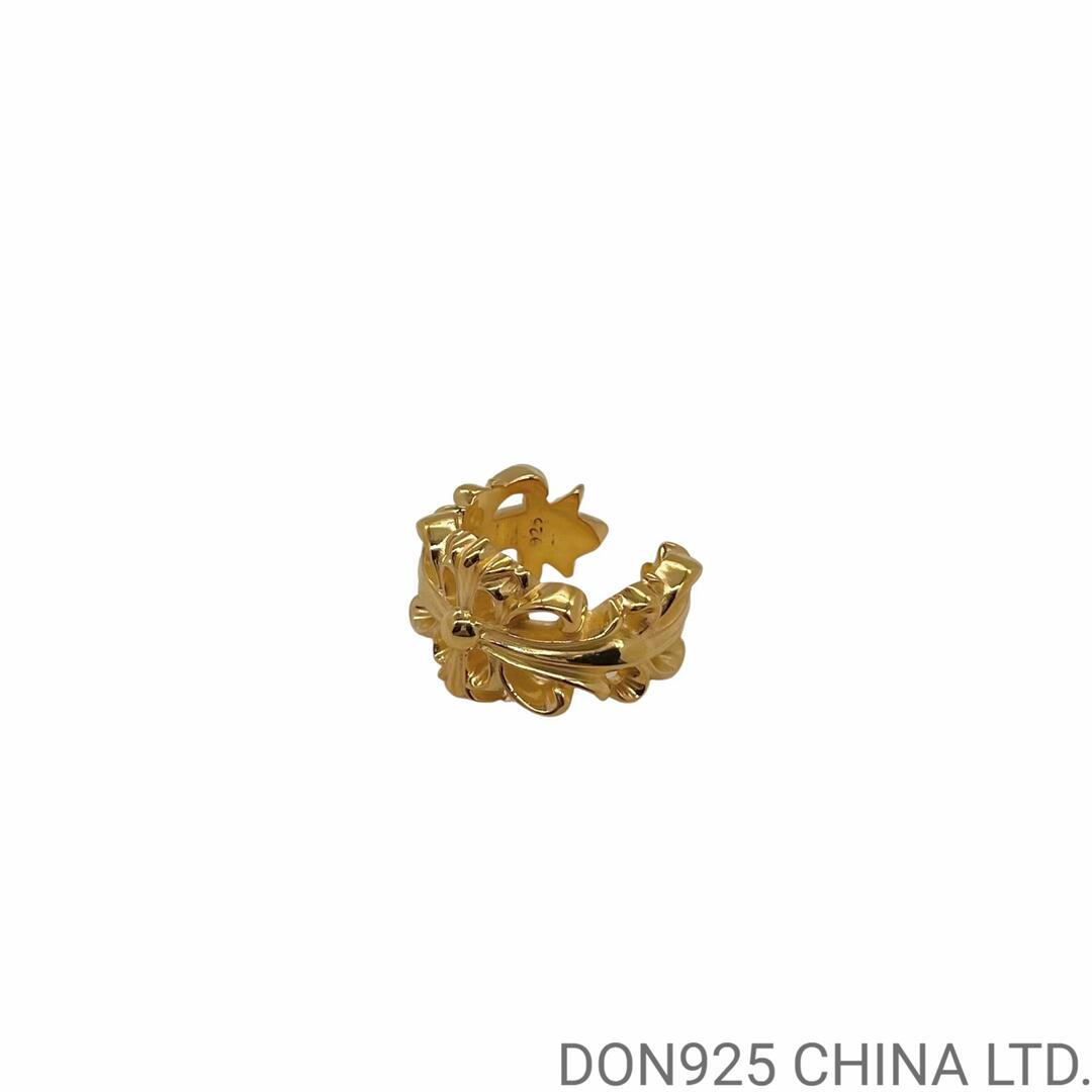 22K Gold CHROME HEARTS Double Floral Ring