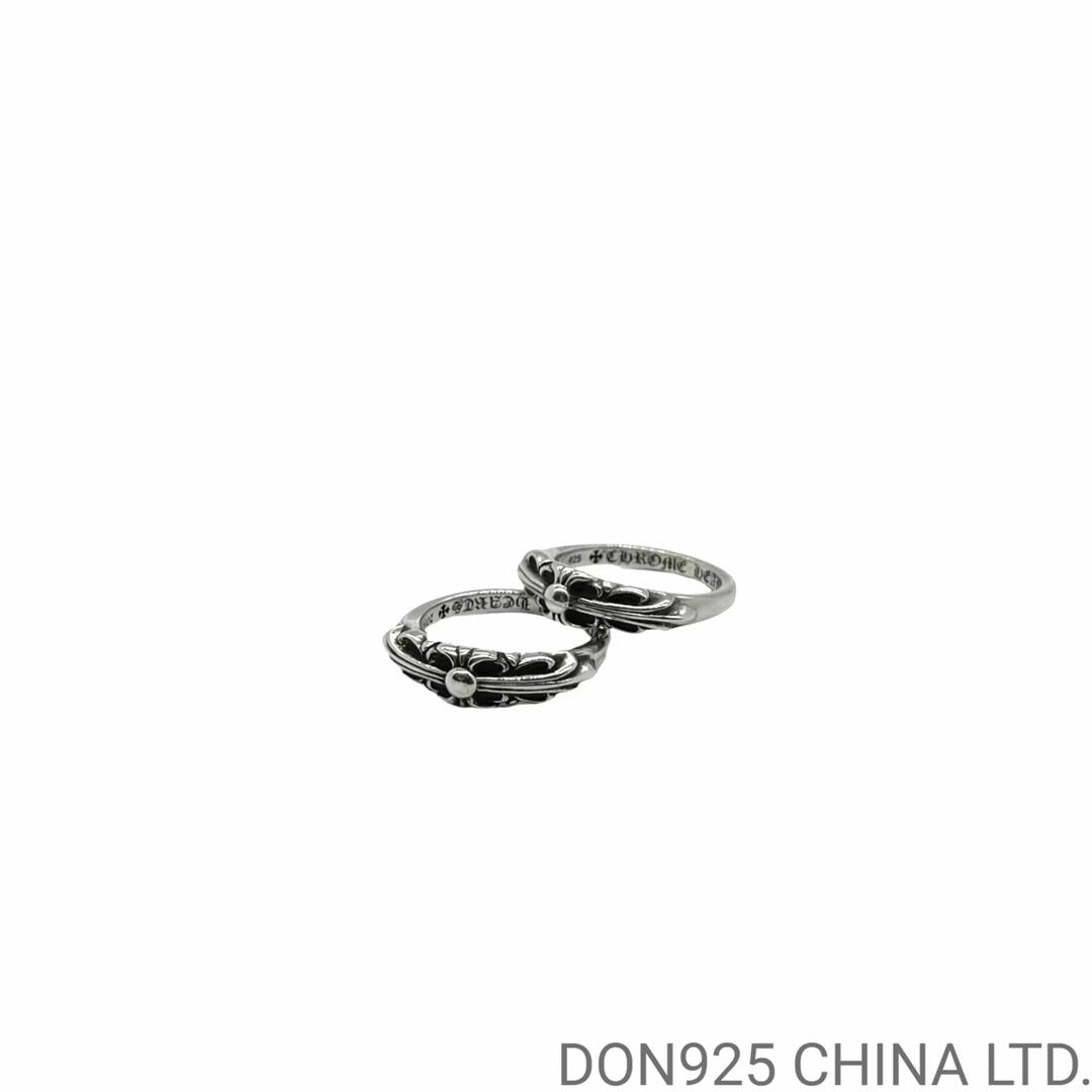 CHROME HEARTS Baby Classic Floral Cross Ring