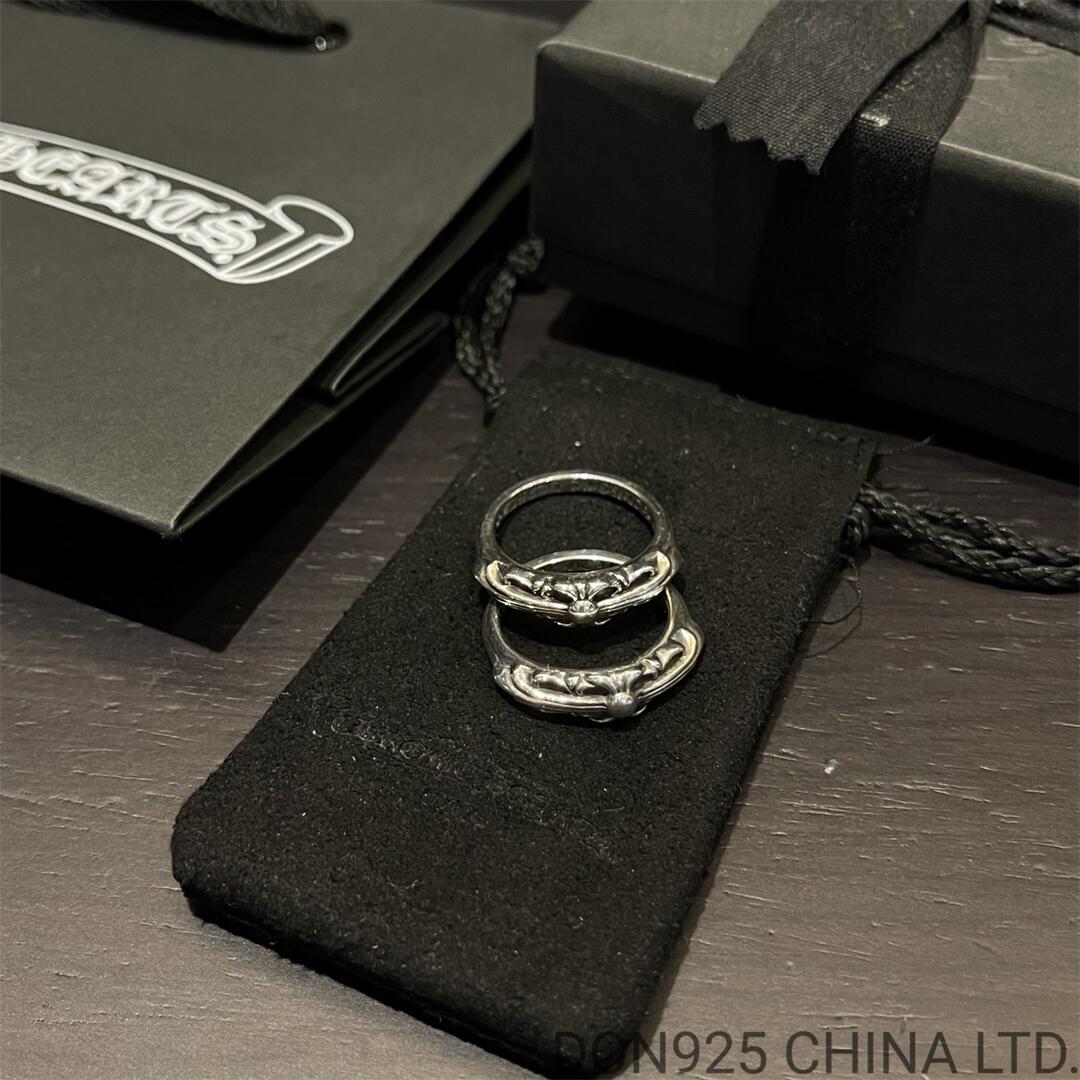 CHROME HEARTS Baby Classic Floral Cross Ring