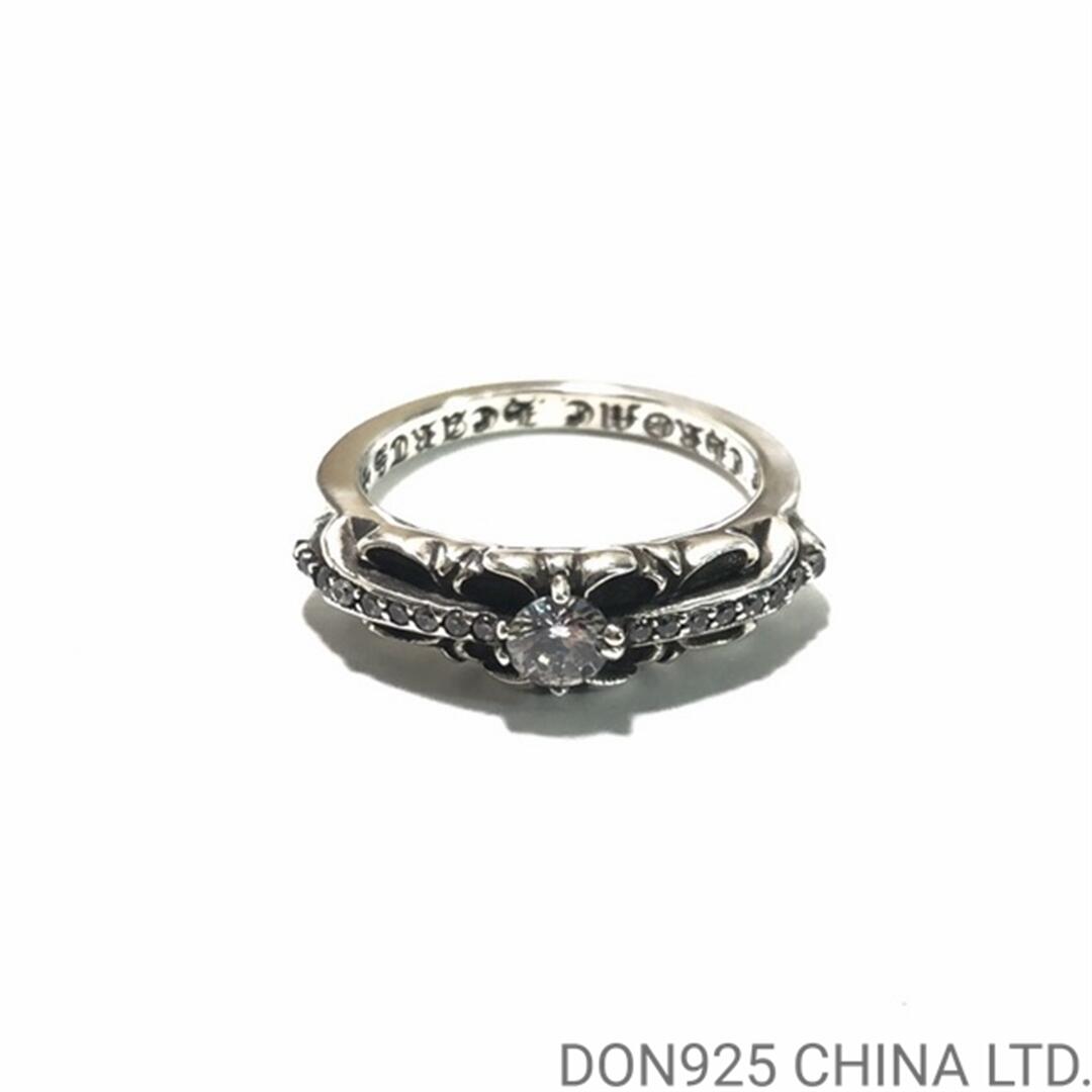 CHROME HEARTS Baby Classic Floral Cross Ring