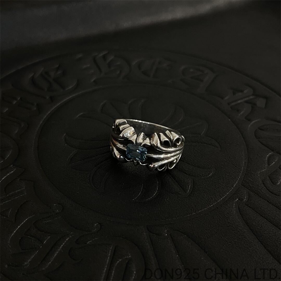 CHROME HEARTS K&T Ring with Sapphire