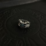 CHROME HEARTS K&T Ring with Sapphire