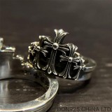 CHROME HEARTS Cross Crown Ring