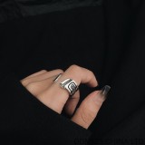 CHROME HEARTS Scroll Label Ring (Free Size)