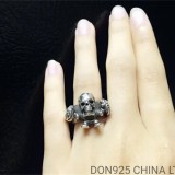 CHROME HEARTS Foti Harris Cable Ring