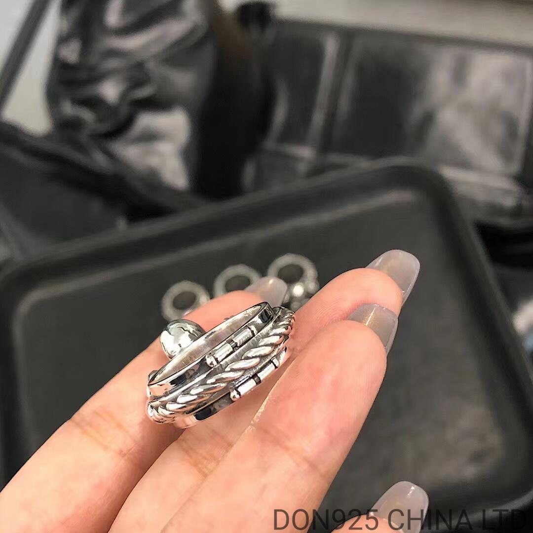 CHROME HEARTS Foti Harris Cable Ring