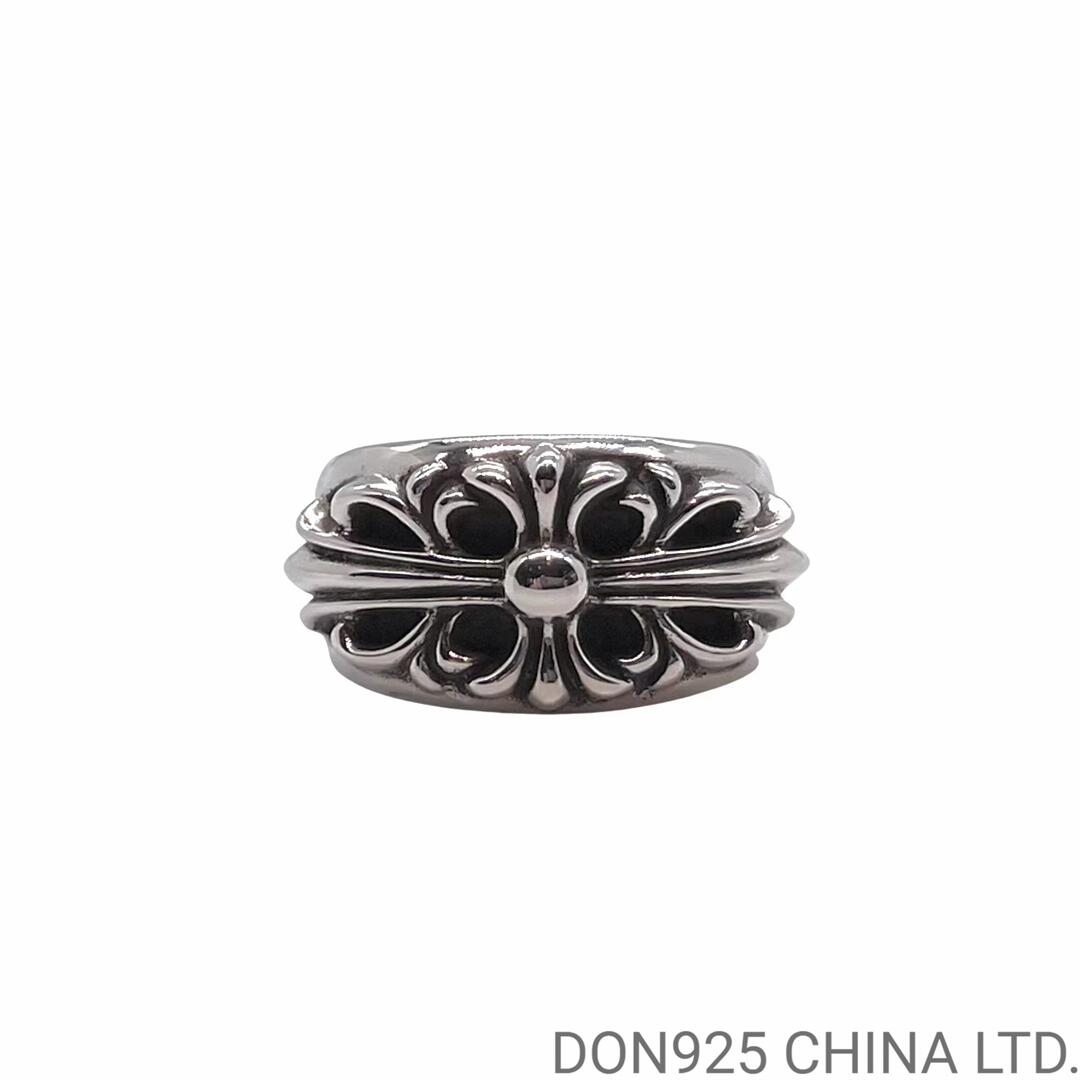 CHROME HEARTS Floral Cross Ring