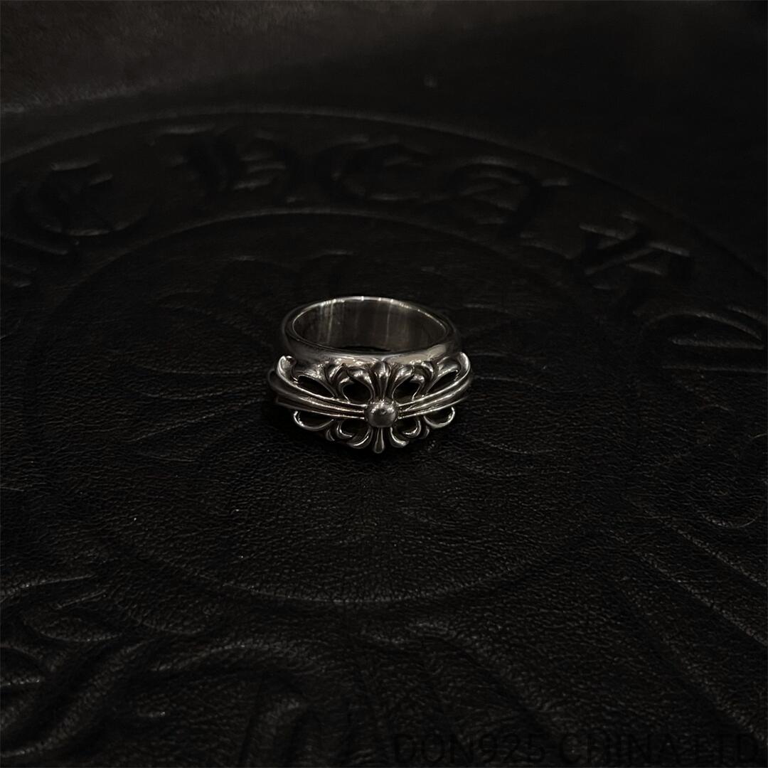 CHROME HEARTS Floral Cross Ring