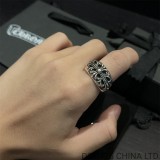 CHROME HEARTS Floral Cross Ring