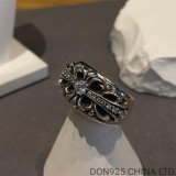 CHROME HEARTS Floral Cross Ring