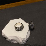 CHROME HEARTS Floral Cross Ring