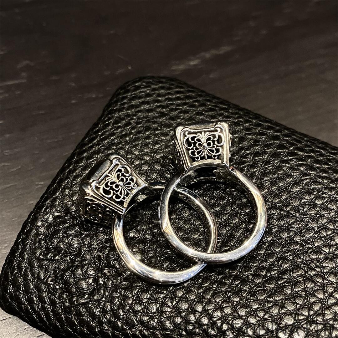 CHROME HEARTS Butterfly Cross Cocktail Ring