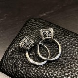 CHROME HEARTS Butterfly Cross Cocktail Ring