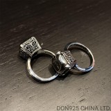 CHROME HEARTS Butterfly Cross Cocktail Ring