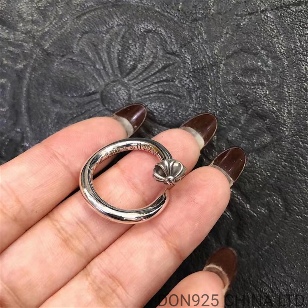 CHROME HEARTS Crossball Nail Ring (free size adjustable)