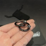 Rhodium CHROME HEARTS Crossball Nail Ring (free size adjustable)