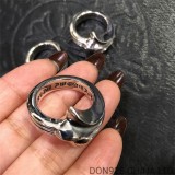 CHROME HEARTS 720 Half Cross Tail Ring