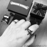 CHROME HEARTS 720 Half Cross Tail Ring