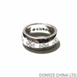 CHROME HEARTS Etched Plus Band Ring