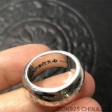 CHROME HEARTS Etched Plus Band Ring