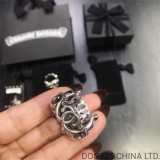 CHROME HEARTS Butterfly Floral Cross Ring