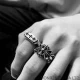 CHROME HEARTS Triple CH Plus Flat Ring