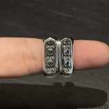 CHROME HEARTS Triple CH Plus Flat Ring