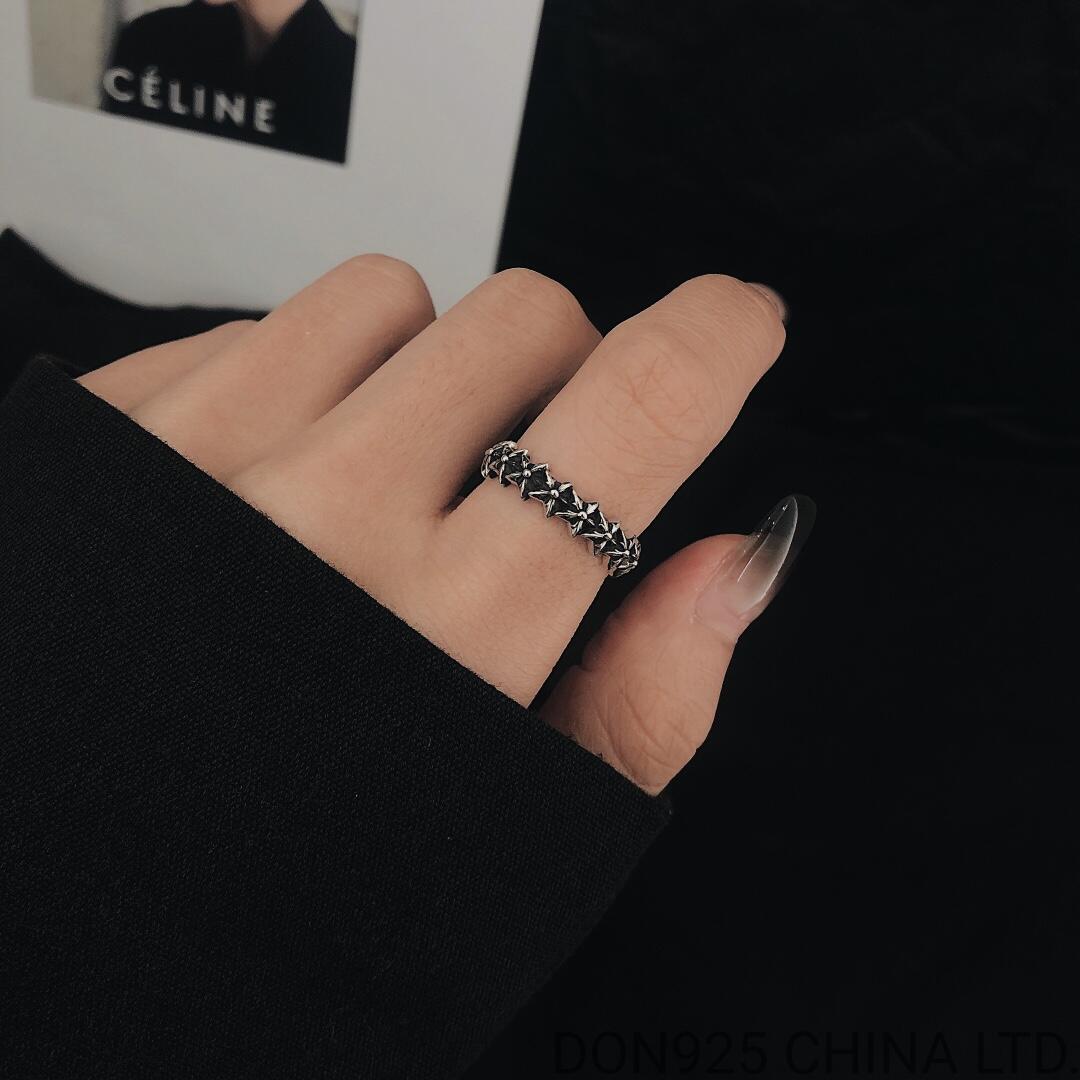 CHROME HEARTS CH Plus Ragged Edge Ring