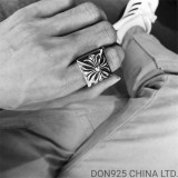 CHROME HEARTS Large Pyramid Plus Ring