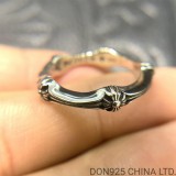 CHROME HEARTS Plus and Bone Ring