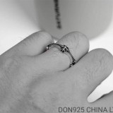 CHROME HEARTS Plus and Bone Ring