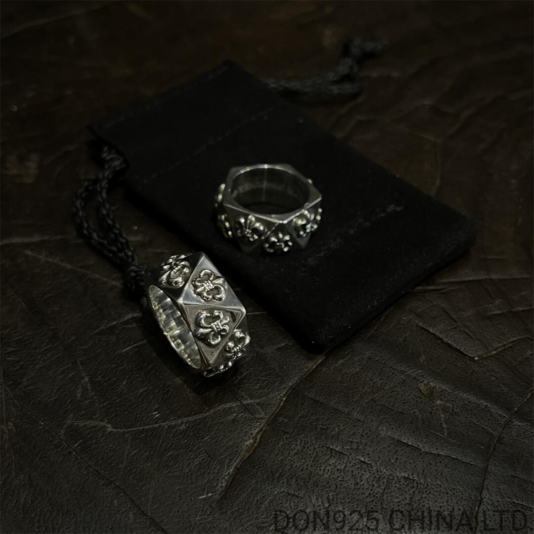 CHROME HEARTS Pentagon BS Fleur Ring